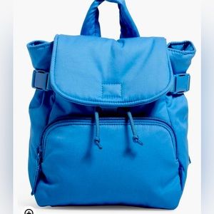 Vera Bradley utility mini backpack blue aster